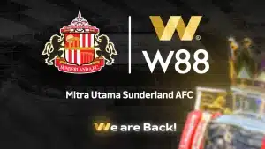 W88 tài trợ chính Sunderland FC tại giải ngoại hạng anh 2025/26